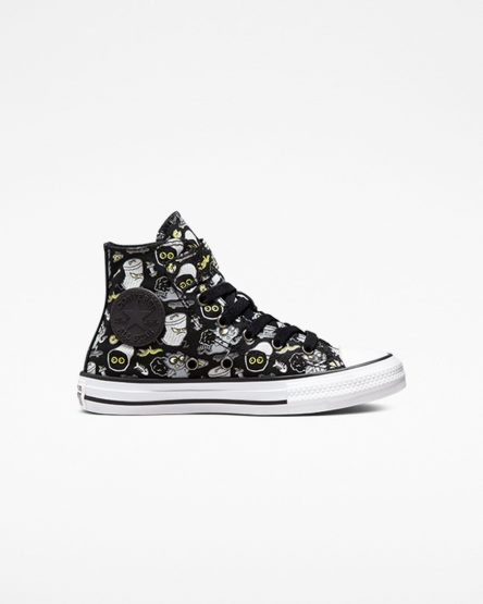 Tenisky Vysoke Converse Chuck Taylor All Star Easy-On Raccoons Chlapcenske Čierne Siva | SK MYXBJ8